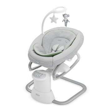 Graco Soothe My Way With Removable Rocker, Madden - Versatile Baby Swing & Portable Rocker