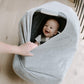 Aden + Anais Snuggle Knit 6-In-1 Stretchy Multi-Use Cover For Car Seat, Nursing, Cart, Baby Swing, High Chair, Infinity Scarf, H