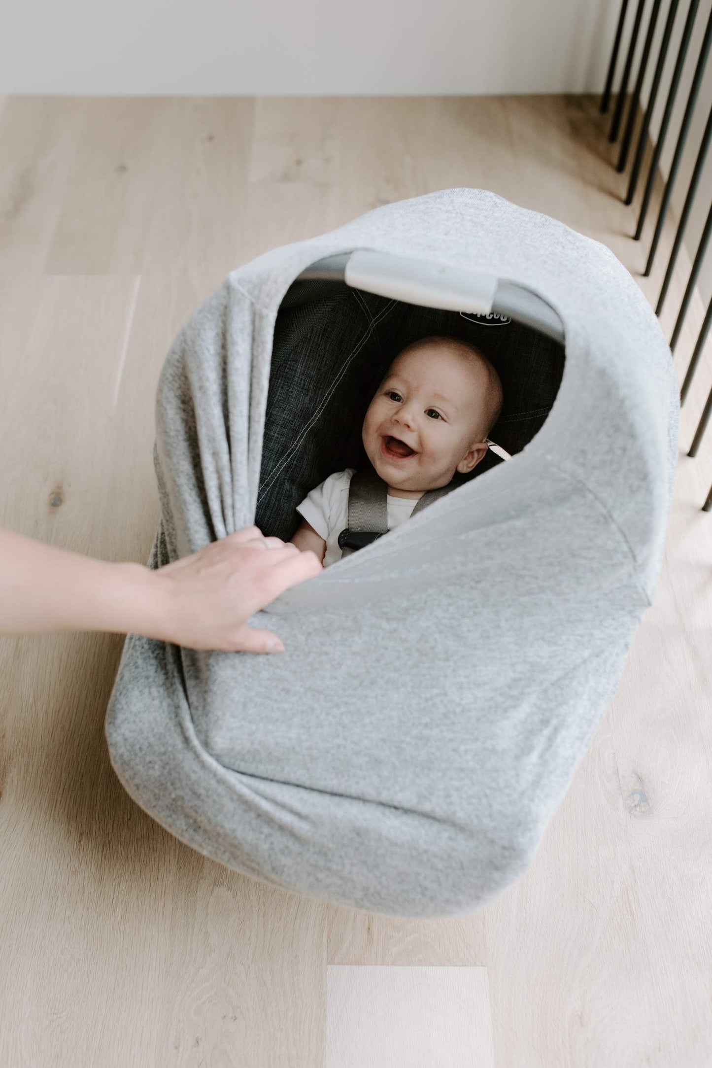 Aden + Anais Snuggle Knit 6-In-1 Stretchy Multi-Use Cover For Car Seat, Nursing, Cart, Baby Swing, High Chair, Infinity Scarf, H