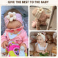 Miuxueso 3 Pcs Baby Flower Headbands Baby Girls Nylon Headbands Soft Hairbands Hair Accessories For Newborn Infant Toddler Kids
