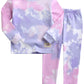 Vaenait Baby Kids Junior 100% Cotton Sleepwear Pajamas 2Pcs Set Tiedye-Bluepurple-250 M