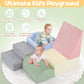 Whiffee Foam Climbing Blocks For Toddler, Toddler Climbing Toys Indoor, Toddler Foam Climbing Blocks With Ball Pit For Baby, Tod