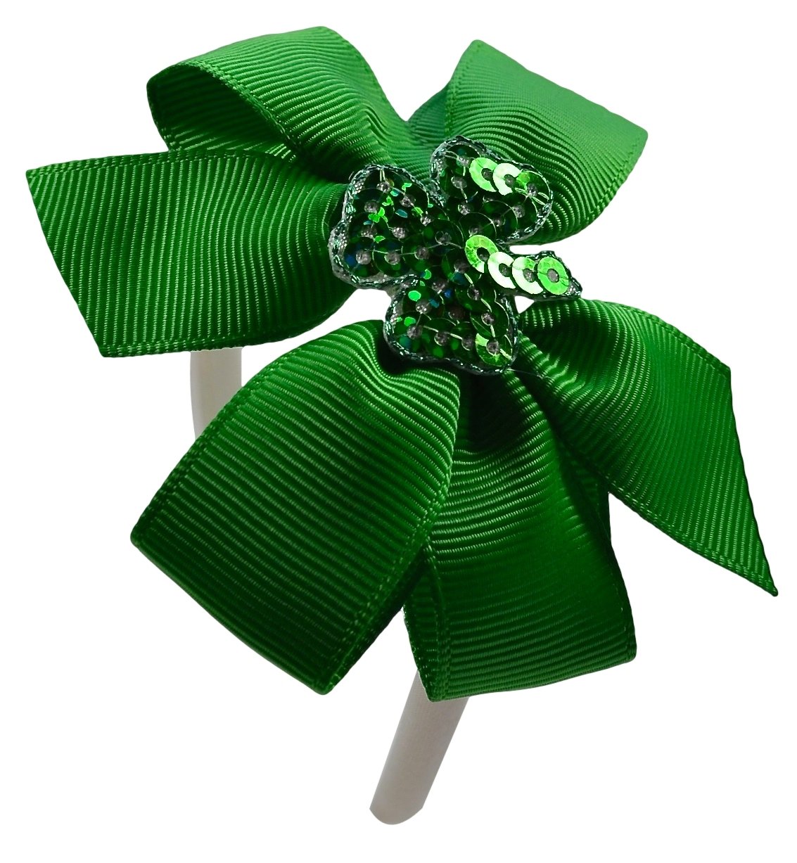 Funny Girl Designs Dolly And Me St Patrick'S Day Shamrock Matching Headband Set