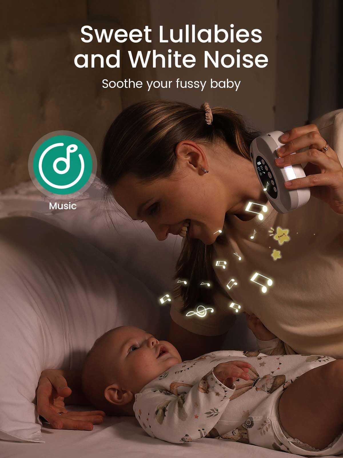 Grownsy Electric Nose Suction For Baby, Hospital-Grade Nasal Aspirator With Night Light,Soothing Lullabies, Baby Nose Sucker Wit