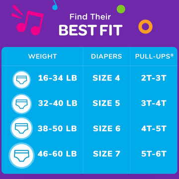 Pull-Ups Boys' Potty Training Pants, Size 5T-6T Training Underwear (46+ Lbs), 60 Count