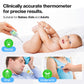 Boncare 9 Seconds Digital Basal Thermometer For Adults And Kids - Accurate Oral Thermometer With Fever Alarm, Rectal Thermometer