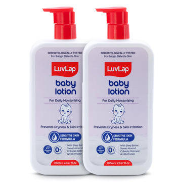 Luvlap Baby Lotion With Milk Protein, Shea Butter (700 Ml X Pack Of 2)