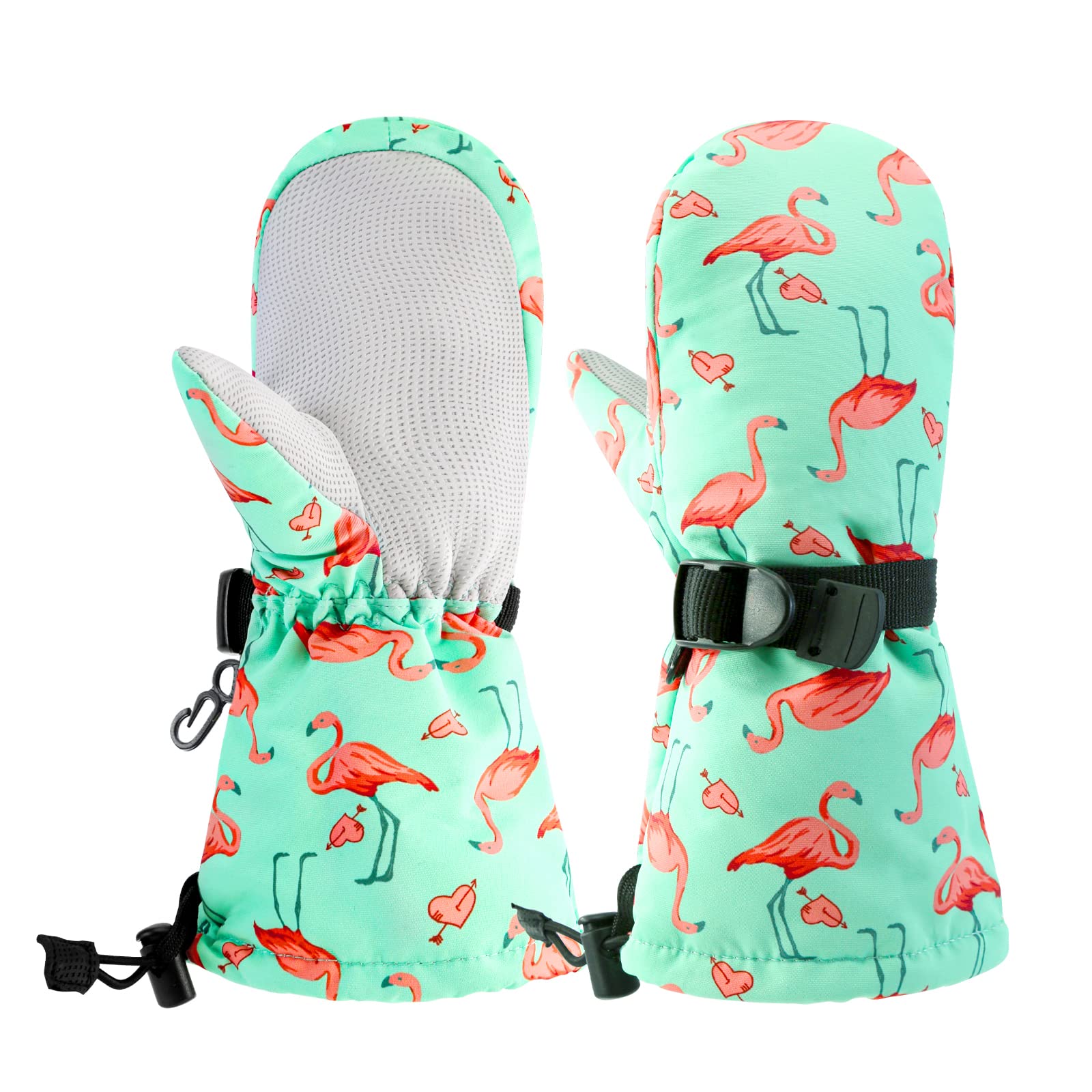 Bavst Winter Kids Waterproof Gloves For Boys Girls Snow Ski Toddler Baby Mittens WBCBBB081J5P2X1