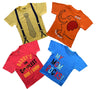 NammaBaby Tees Solid Color Printed TShirts Summer Wear for Kids (1218 Months, RED)