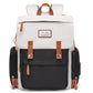 Frank Mully Diaper Bag Backpack Large Multifunction Travel Baby Bag For Mom Dad Black White