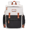 Frank Mully Diaper Bag Backpack Large Multifunction Travel Baby Bag For Mom Dad Black White