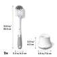 OXO Tot Bottle Brush with Nipple Cleaner and Stand - Gray, 2-Pack