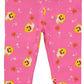 Baby Shark Girls' Creeper Bodysuit With Pull On Pants And Matching Headband 3 Piece Set (Pink/Rose, 3-6 Months)