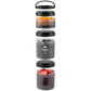 Whiskware Star Wars Stackable Snack Containers For Kids And Toddlers, 3 Stackable Snack Cups For School And Travel, Princess Lei
