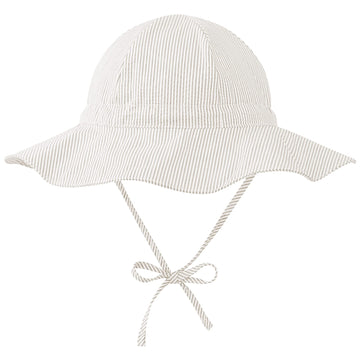 Zando Baby Girl Sun Hat Infant Wide Brim Hats Baby Boy Beach Hat Upf 50+ Toddler Caps For Boys Girls Baby Bucket Hat Beige 12-24