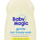 Baby Magic Gentle Hair & Body Wash, Calendula & Coconut Oil, Free from Tear & Parabens & Phthalates & Sulfates & Dyes, 16.5 Fl O