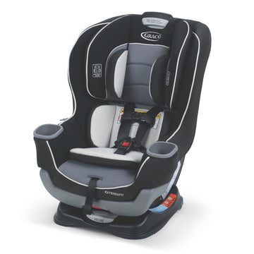 Graco Extend2Fit Convertible Baby Car Seat, Rear And Forward Facing, Adjustable Extension Panel For Extra Legroom, Gotham