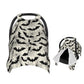Muishi Halloween Bat Baby Car Seat Canopy Nursing Cover for Newborn Car Seat Breastfeeding Covers Blanket Newborn Shower Gift