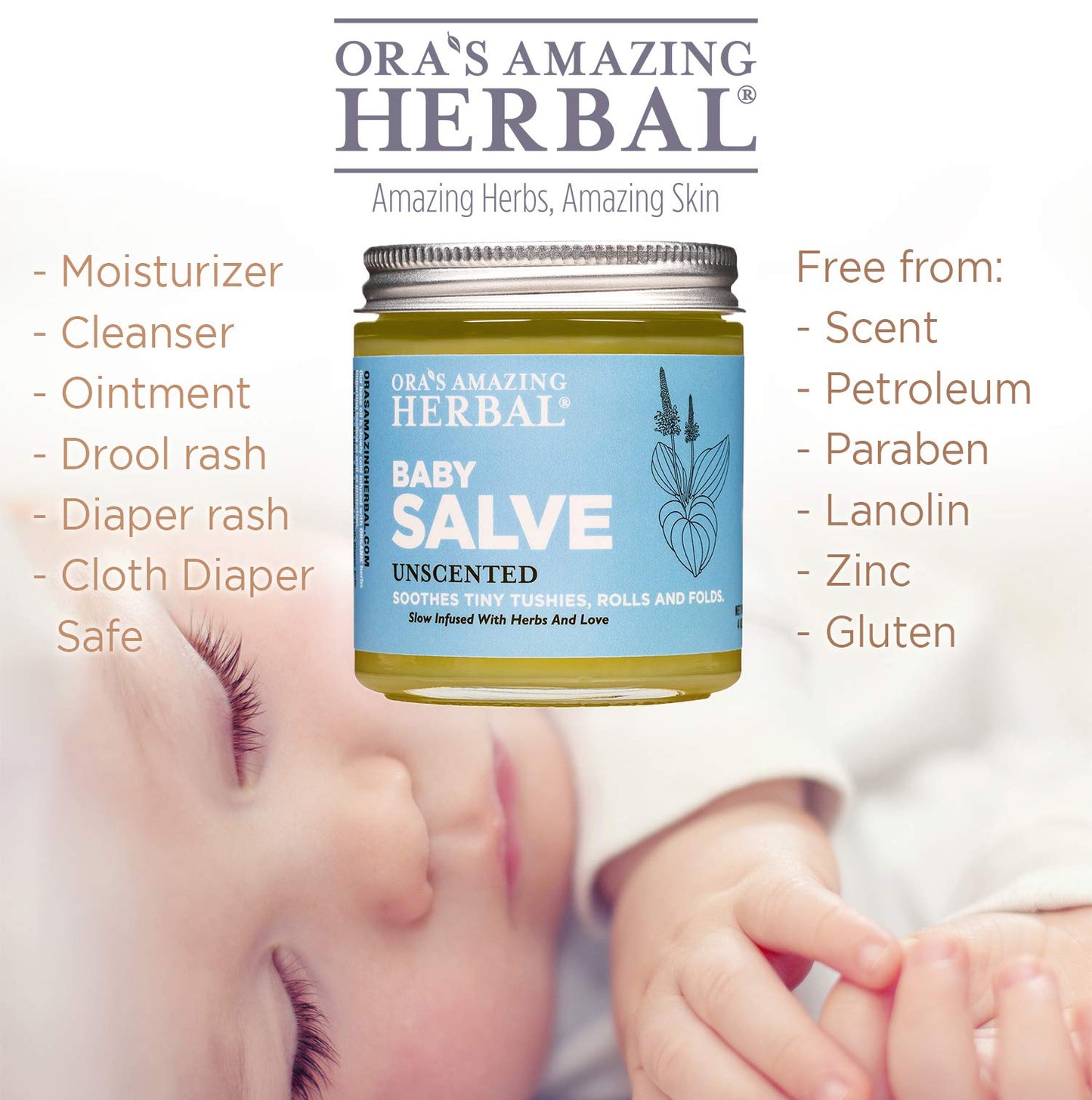 Baby Salve, Diaper Balm, Baby Eczema And Rash Cream, Baby Butt Cream, Baby Ointment, Drool Rash Ointment, Natural Diaper Cream,