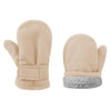 Uttpll Toddler Mittens Unisex Sherpa Lined Fleece Gloves Winter Warm Easy-On Kids Winter Outdoor Mittens For Baby Boys Girls Bei