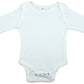 Earth Elements Baby Long Sleeve Bodysuit 0-3 Months White