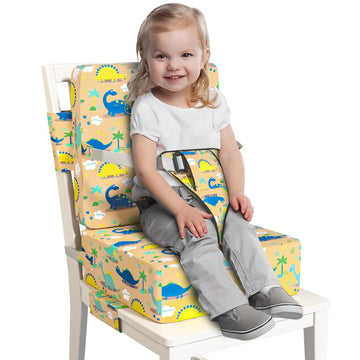 Booster Seat For Dining Table, Toddler Booster Seat For Dining Table With Safety Buckles, Anti-Scratch Easy Cleaning Kids Toddle