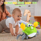 Crawling Crab Baby Toy - Rechargeable Bubble Machine - Tummy Time Toys - Automatic Crawling Crab Bubble Blower Machine for 3 4 5