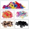 500Pcs Baby Toddler Hair Ties, Elastic Hair Rubber Bands For Girls, 23 Colors Candy Cotton Toddler Hair Accessories, Small Soft