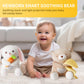 Apunol Baby Sleep Soother, White Noise Sound Machine Projector Night Light, Portable Stuffed Teddy Baby Gifts Bear Toy with 18 S