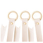 California Tot Faux Leather Bow Clip Organizers (Pale Pink Set of 3)