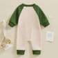 Fybitbo St Patricks Day Baby Boy Girl Outfits Lucky Shamrock Embroidery Jumpsuit Romper Pattys Day Newborn Onesie Clothes (Green