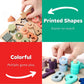 BEKILOLE Wooden Number Puzzle for Toddler Activities - Montessori Toys for Toddlers Shape Sorting Counting Game for Age 3 4 5 Ye