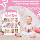 My First Year Photo Board Sweet One Photo Board Donut One Year Birthday Party Decorations First Year Picture Frame 12 Monthly Mi