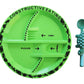 Constructive Eating Plate And Utensils Set - Made In Usa - Toddler Dinnerware, Kids Dinnerware And Utensils Set For Ages 1-3, To