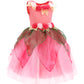 Tolafio Fairy Costume For Girls Princess Dress Up Clothes Birthday Halloween Role Play Gown