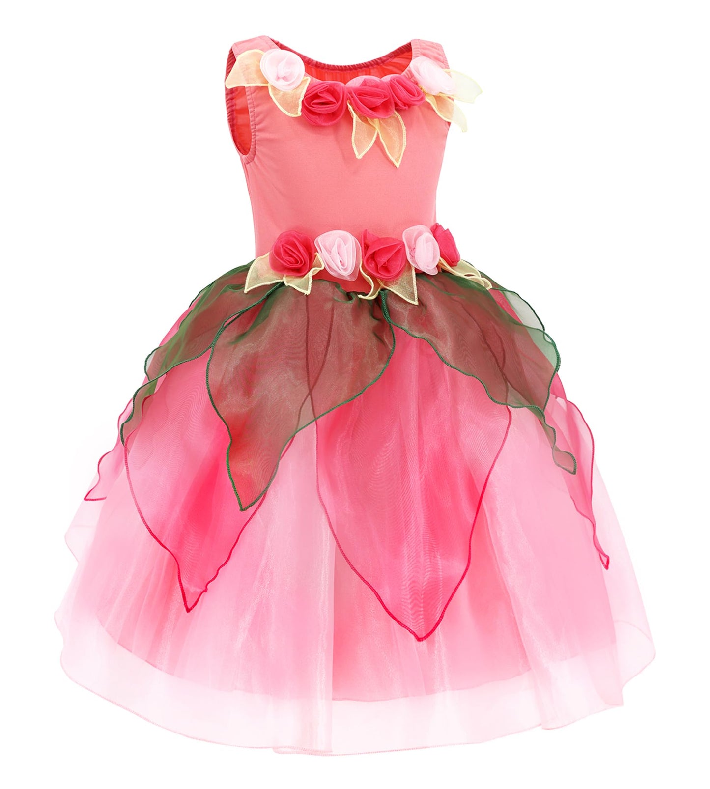 Tolafio Fairy Costume For Girls Princess Dress Up Clothes Birthday Halloween Role Play Gown