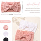 Jollybows Baby Girl Headband Bows Nylon Head Wraps Newborn Hairbands Infant Toddler Hair Bow (1- Black White Pink)