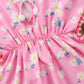 Douhoow Toddler Baby Girls Swim Cover-Up Beach Sundress Summer Poncho Rash Guards (Pink, 2-3T)