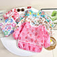 Pandaear 5 Pack Baby Long Sleeve Bibs| Waterproof Full Sleeve Bib For Baby Infant Toddler 6-36 Months