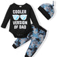 Nzrvaws 3-6 Months Baby Boy Clothes Newborn Toddler Outfit Romper Long Sleeve Letter Printed Dinosaur Top Winter Spring Long Pan
