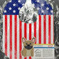 Carolines Treasures Patriotic USA Baby Bib, French Bulldog Cream, Large