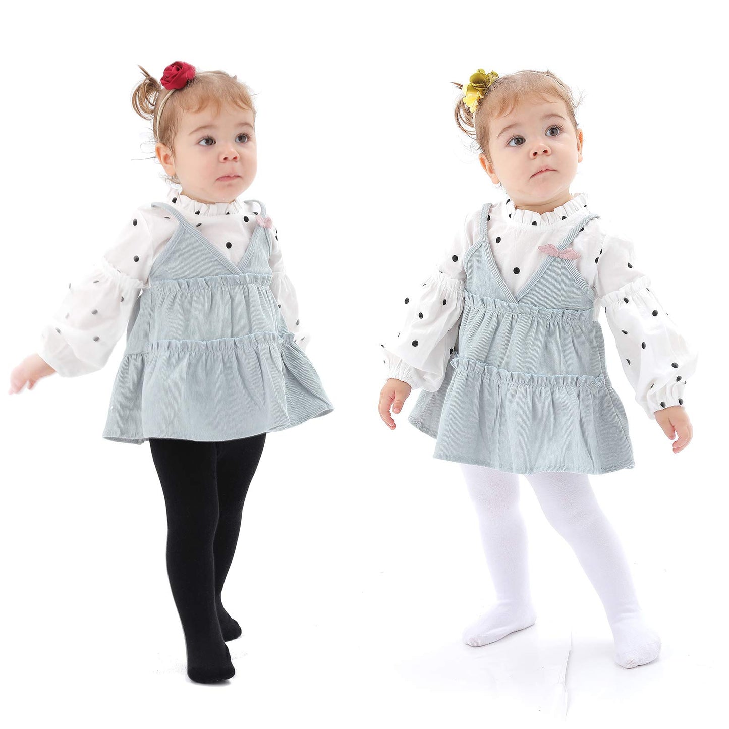 Epeius Baby Tights Seamless Non Slip/Skid Leggings Newborn Girl Cotton Stockings Baby Boy Footed Pants Pantyhose For 0-3 Months,