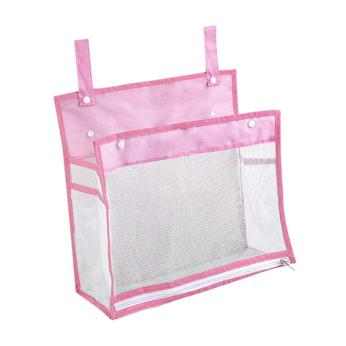MERISHOPP Mesh Bath Toy Organizer Multipurpose Baby Bath Toy Storage for Kids Bathroom red