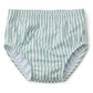 Ldioif Baby Boys Swim Diapers Neutral Washable Reusable Swimming Diapers Bpa Free Swimmers Striped Swimsuit Swim Pants 12-18M