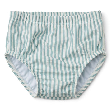Ldioif Baby Boys Swim Diapers Neutral Washable Reusable Swimming Diapers Bpa Free Swimmers Striped Swimsuit Swim Pants 12-18M
