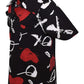 Unique Baby Boys Valentine'S Day Xox Print Polo Pullover Shirt (9) Black