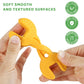 Fu Store 4 Pack Soft Silicone Teething Toys for Toddlers Infant Hammer Spanner Wrench Pliers Tools Shape Baby Teethers Relief So