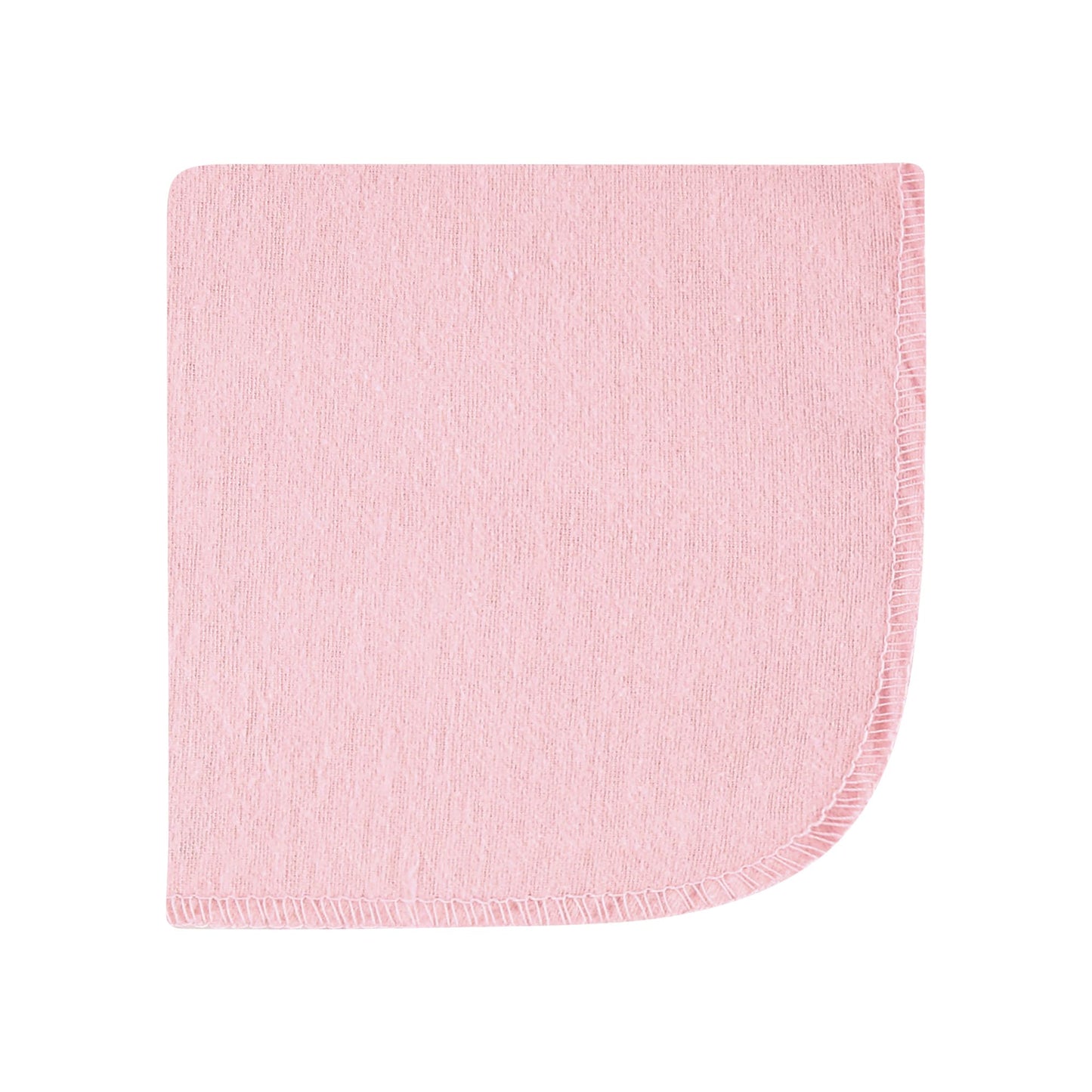 Hudson Baby Unisex Baby Flannel Cotton Washcloths 12-Pack, Girl New Elephant, One Size