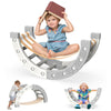 Bierum Toddler Climbing Arch, Plastic Climber Toys Inside, Montessori Climber Arch Rocker, Kids Ladder Arch With Hammock, Indoor