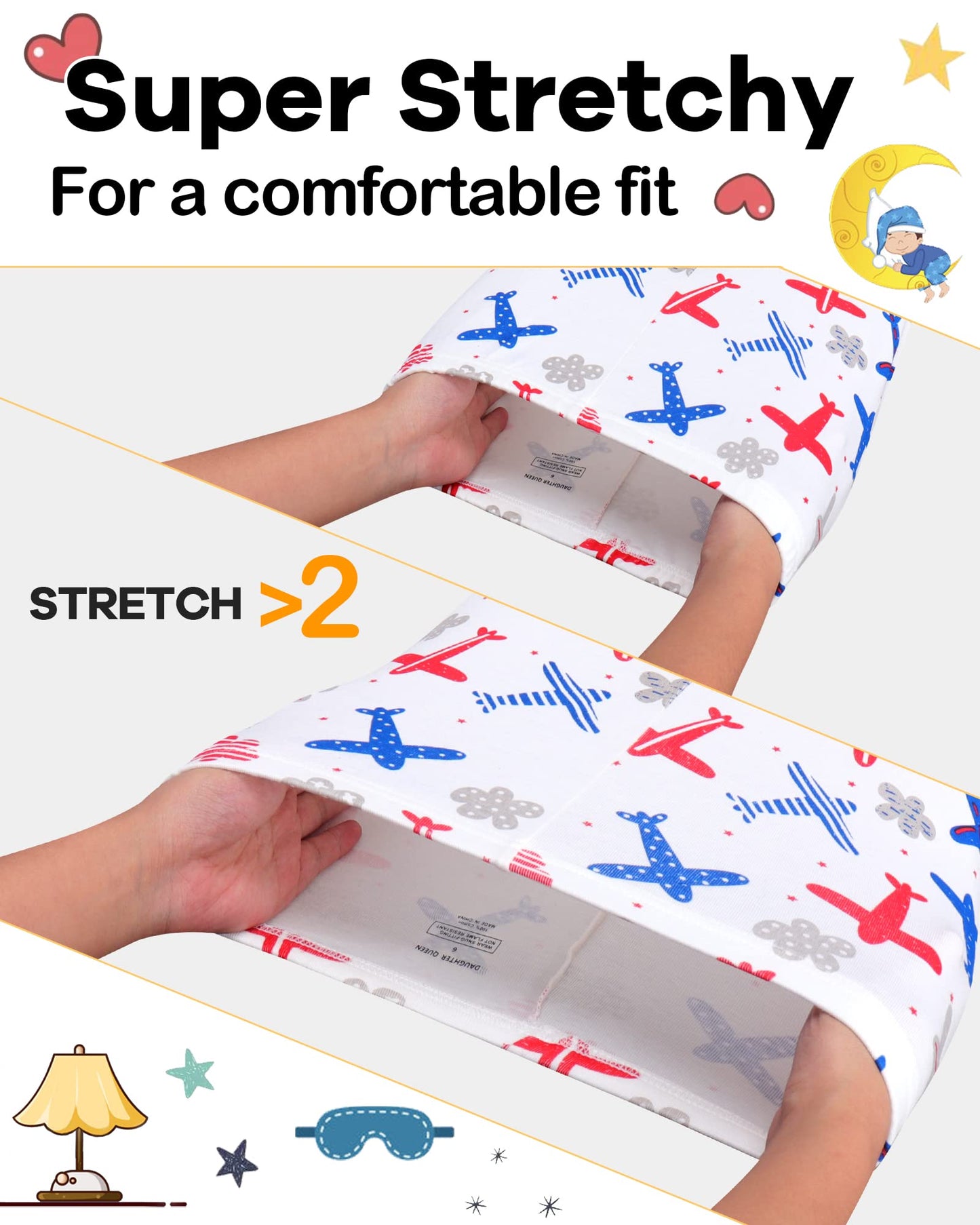 Daughter Queen Boys Pajamas 18-24 Months Summer Pjs Airplane Pj Sets Baby Toddler Cotton Short Sleeve Sleepwear Jammies Sleeping